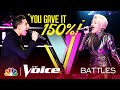Marina chello and ricky duran do everything a coach could want  the voice battles 2019