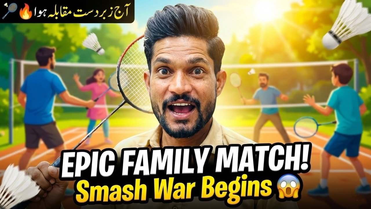 Badminton Match with Ahmad and Hamid today 🏸🔥