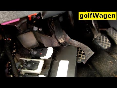 VW Golf 7 BCM module removal