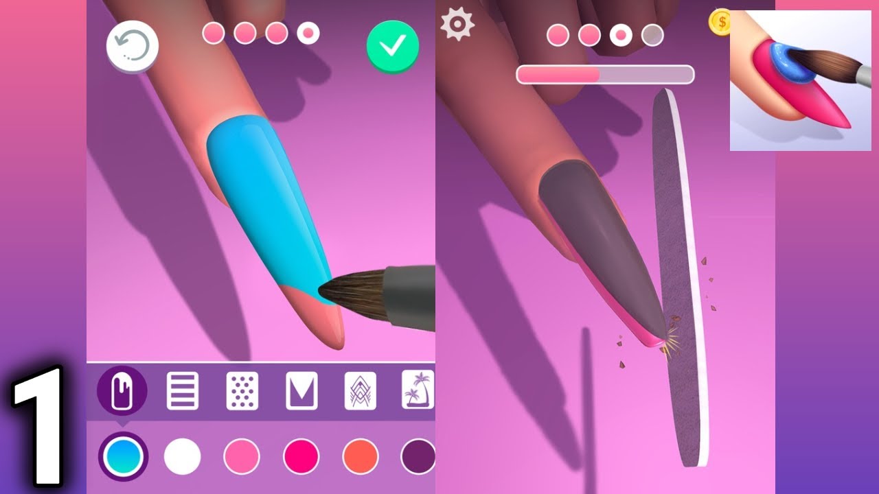 Acrylic Nails! Gameplay / Walkthrough Part 1 | IOS & Android Game