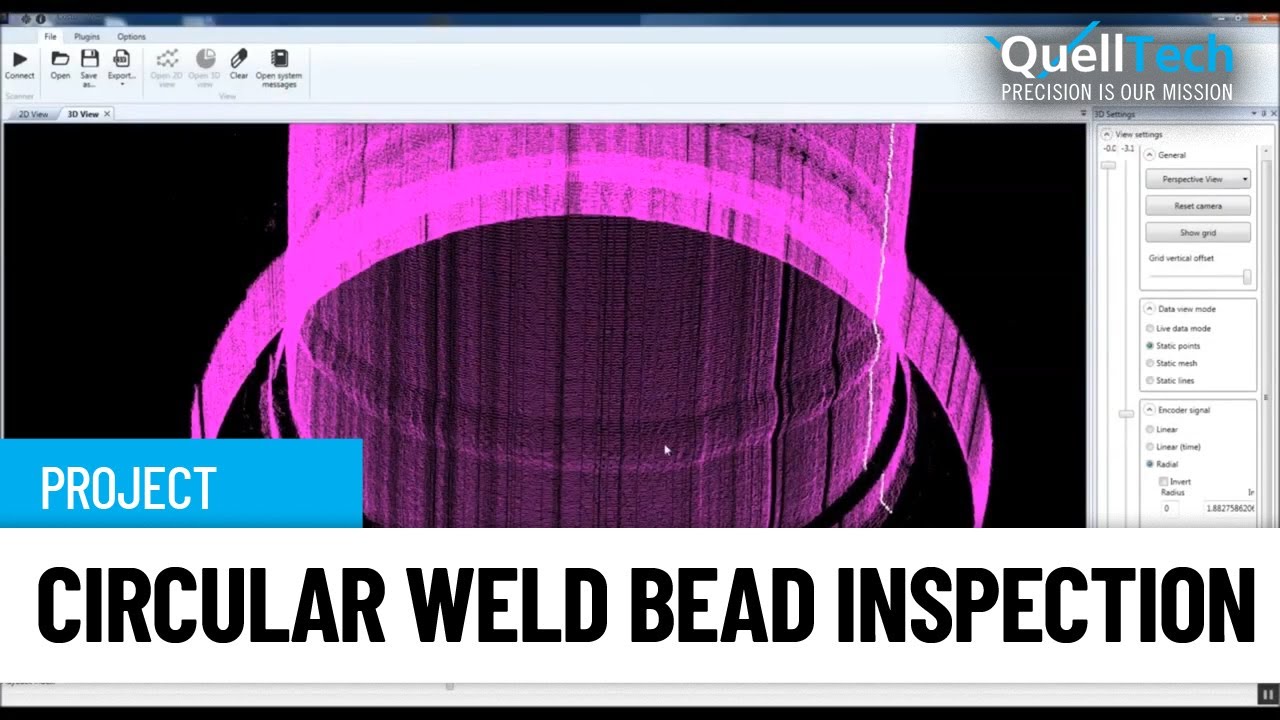 Circular Weld Bead Inspection with QuellTech Q4 YouTube