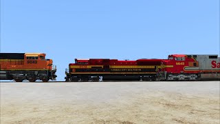 Run 8 V3 Railfanning | New Era | Derailed ATSF | CP heritage Chase | #1 |