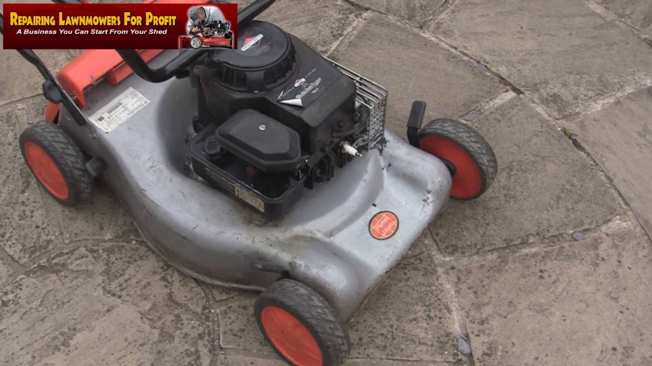 How To Remove A Bent Petrol Lawnmower Blade YouTube