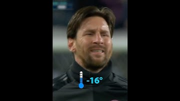 Messi vs Extreme Weather 🥶