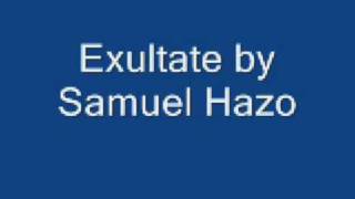 exultate by Samuel Hazo