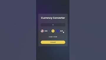 Build a Currency Converter Using HTML CSS & JavaScript #html #htmlcss #javascript #website #coding