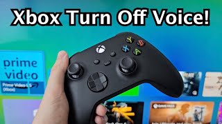 Xbox (Series X, S, One) How to Turn OFF Voice Guide!