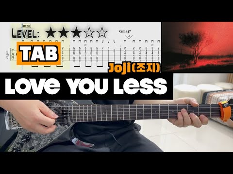 『LOVE YOU LESS』  (guitar cover) - Joji(조지)