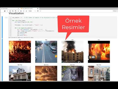 TensorFlow - Keras ile  Kamera ve  Fotoğraflardan Yangın Algılama Uygulaması