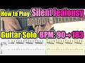 Silent Jealousyギターソロ弾き方講座 ゆっくりテンポから：/X JAPAN【タブ譜面あり】