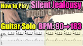 Silent Jealousyギターソロ弾き方講座 ゆっくりテンポから X Japan タブ譜面あり Youtube