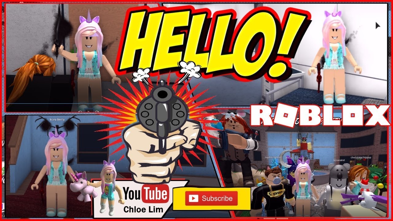 Chloe Tuber Roblox Murder Mystery 2 Gameplay Playing With - roblox murder mystery 2 1 im a bad sheriff youtube