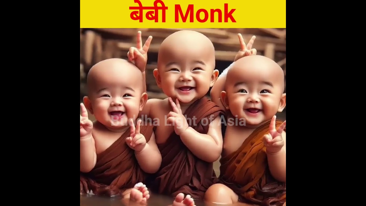 So Cute little Monk! 🤯 