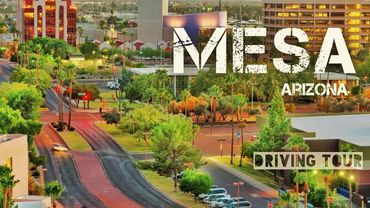 Mesa - Arizona - Driving Tour - Slow Motion - YouTube