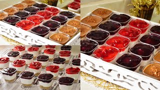 كاسات تشيز كيك من غير جيلاتين الطعم ولا غلطه Cheesecake cups, without gelatin