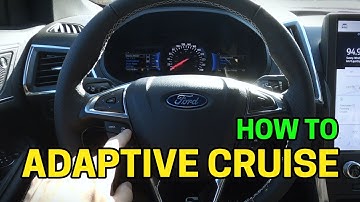 Using Adaptive Cruise Control in Ford Vehicles!