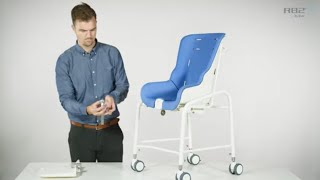 R82 Swan Curo - Rod for foot support and footplate