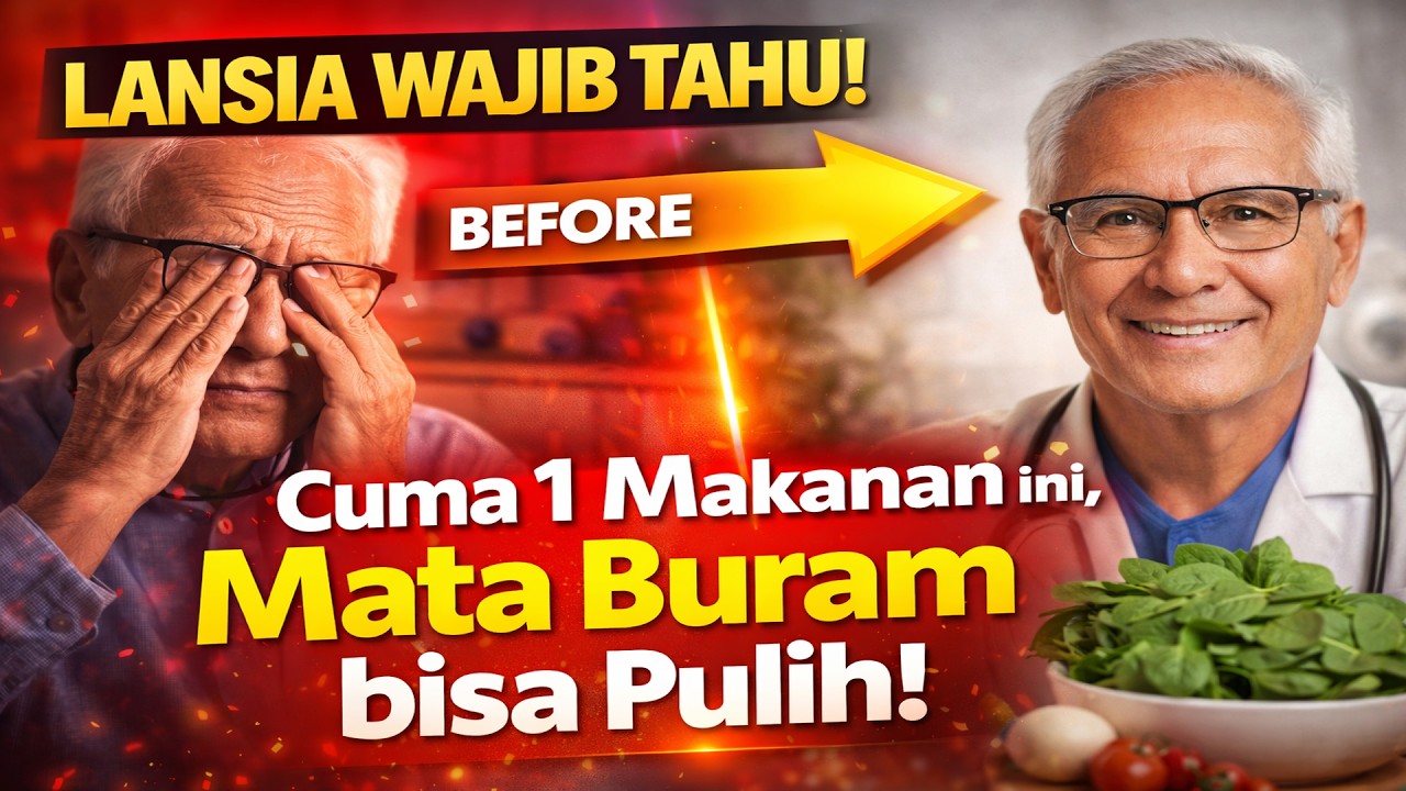 LANSIA WAJIB TAHU! Cuma 1 makanan ini, mata buram bisa pulih!  | Update