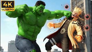 Hulk vs Naruto 😱 Ultimate Anime vs Monster Battle – Shocking Ending!