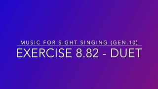 Exercise 8.82 - Music for Sight Singing