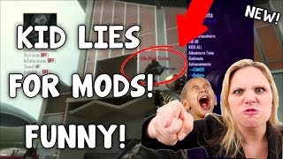 Black Ops 2 Mod Trolling KID LIES FOR MODS