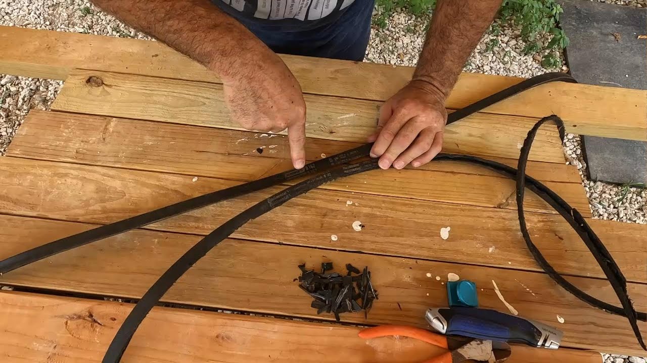 Destroying two different 162" VBelts to compare Continental and Gates