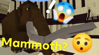 mammoths in minecraft!! (bull mammoth vs iron golem)
