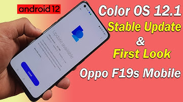 Oppo Color OS 12.1 Official Stable Update | ColorOS 12.1 Stable Update with Android 12 First Look
