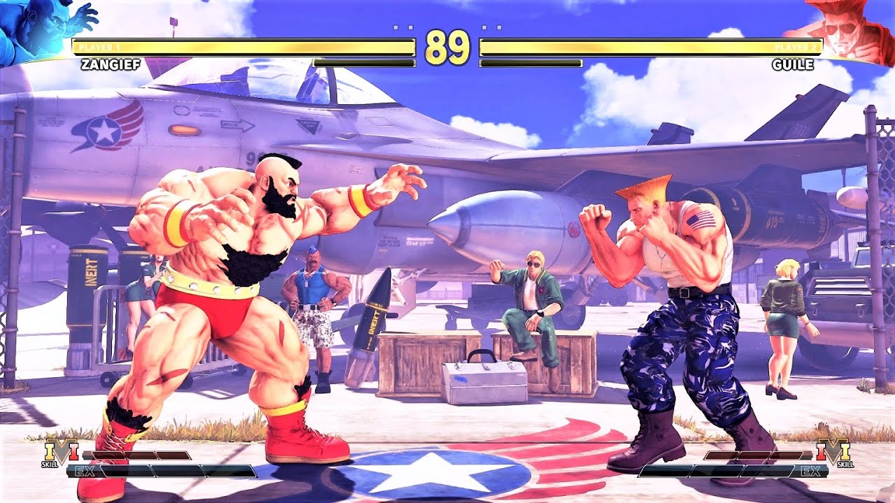 GUILE VS ZANGIEF STREET FIGTHER 2