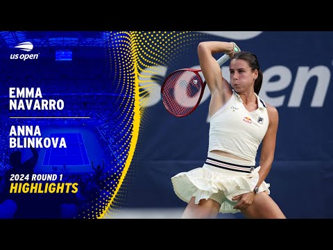 Emma Navarro vs. Anna Blinkova Highlights | 2024 US Open Round 1
