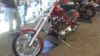 Celebrity Diamond P Chopper - V Force Customs Tent @ Daytona Bike Week 2010 Net Worth
