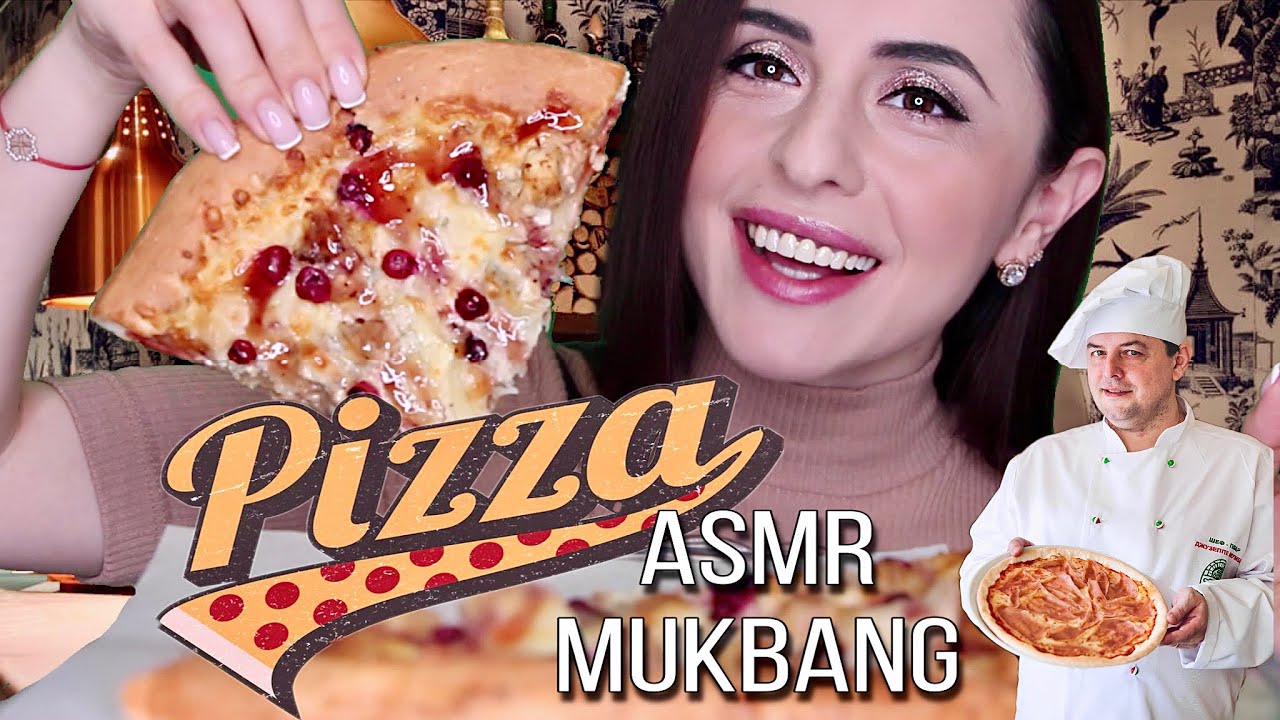 ASMR MUKBANG ПИЦЦА! 🍕 PIZZA Ролевая Игра - В Пццерии