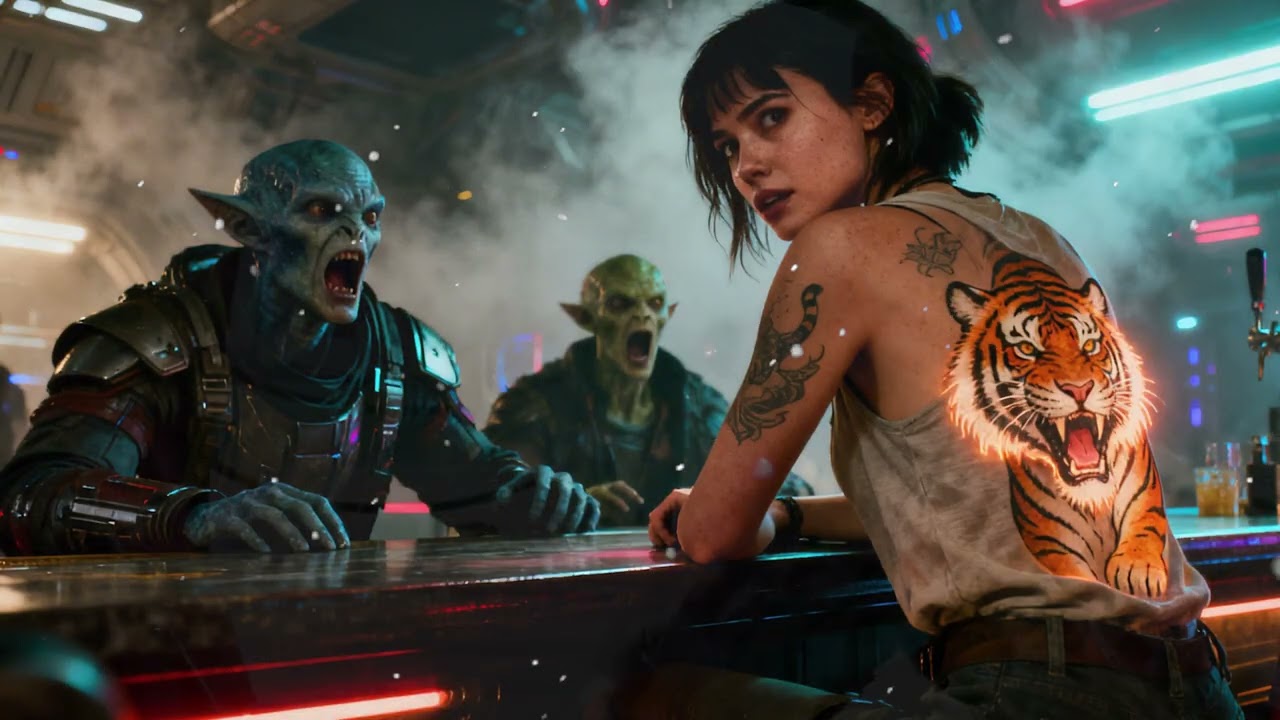 She Looked Harmless | Until Her Tiger Tattoo Told the Galaxy the Truth   HFY   Sci Fi Story