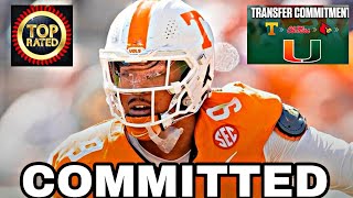 ⛔️ Breaking News: 5 🌟 EDGE RUSHER Tyler Baron Commits To Miami Hurricanes From NCAA Transfer Portal