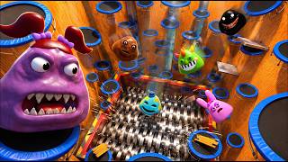 POU BOU FROM BOU'S REVENGE VS SHREDDER! EXTREME Trampolines in GMOD!