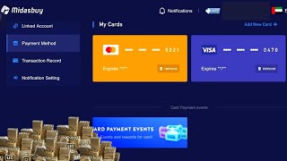 How to Add Credit card to Midasbuy & get Free UC for PUBG Mobile New 2024