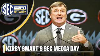 Kirby Smart’s VERY EARLY Alabama vs. Georgia preview 🍿 | SEC Media Days