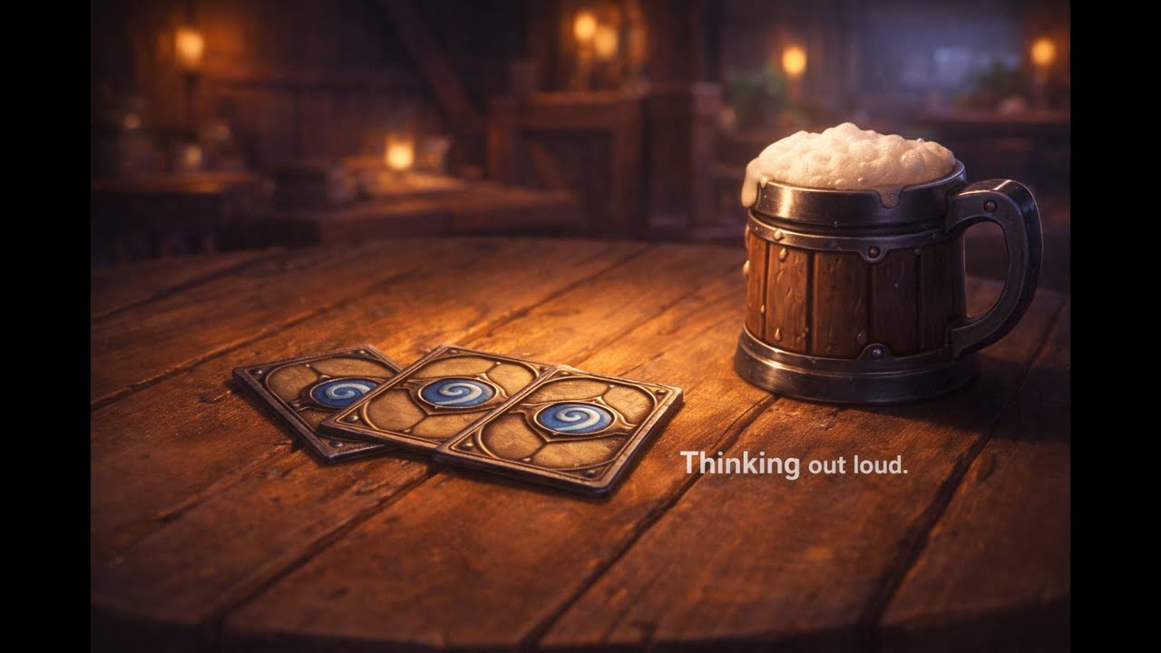 Thinking out loud — calm Hearthstone stream