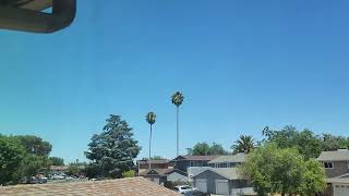 Sunny, Very Hot, Light SW Winds 2:29pm July 17, 2022