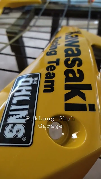 PakLong Shah Garage sticker tanam #pomenkampung #fyp #kawasaki #z800