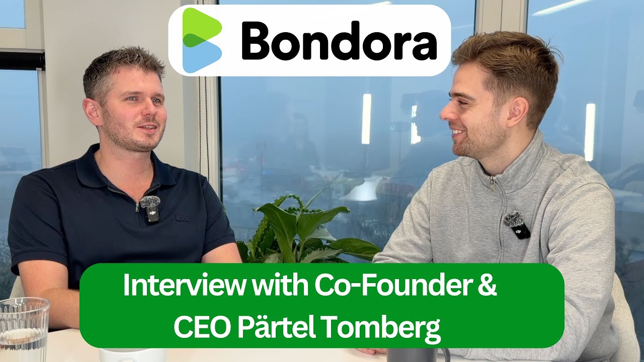 Interview mit Bondora Co-Founder & CEO Pärtel Tomberg 🎙️
