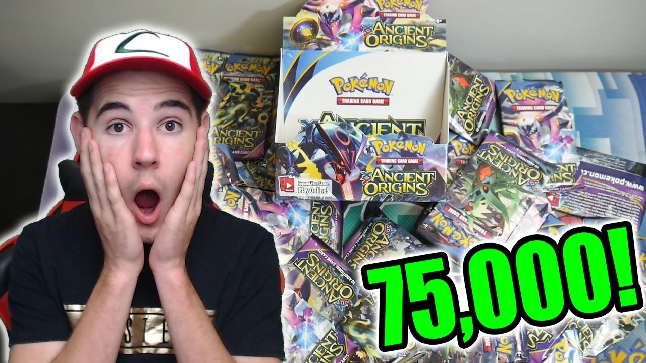 OUT OF PRINT!! OPENING A ENTIRE SEALED BOOSTER BOX OF ANCIENT ORIGINS!! 75,000 SPECIAL!!