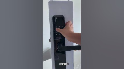 How to change your Smartlock from Chinese to English #shorts