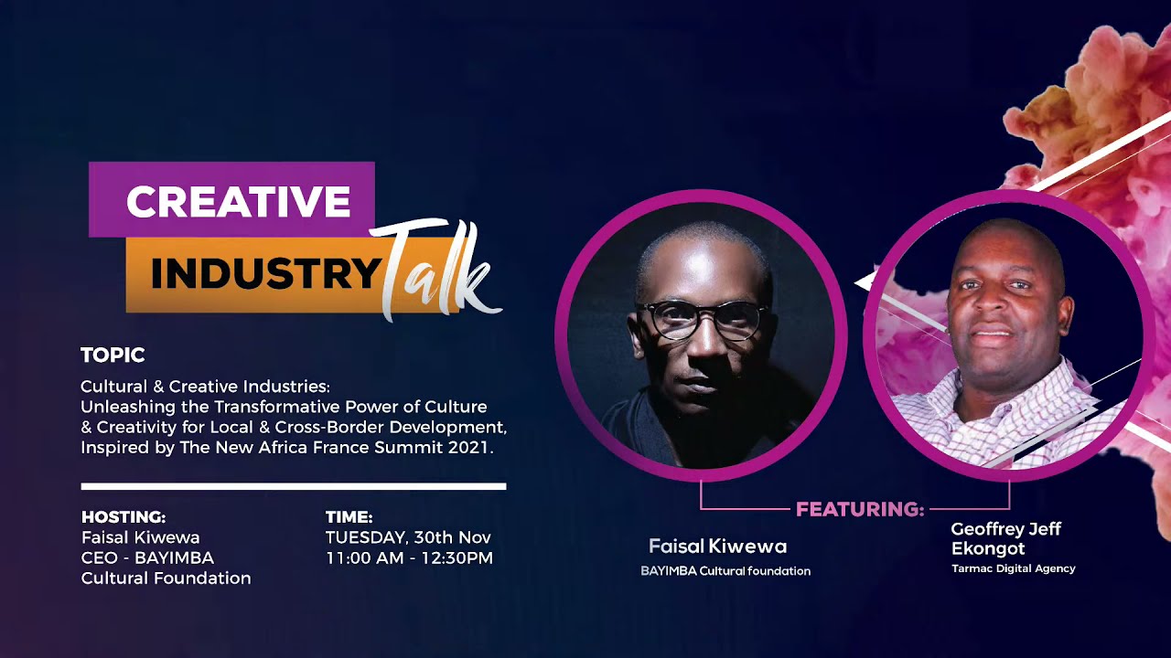 Creative Industry Talk Ft. Faisal Kiwewa and Geoffrey Jeff Ekongot, hosted by Eddie Okila.