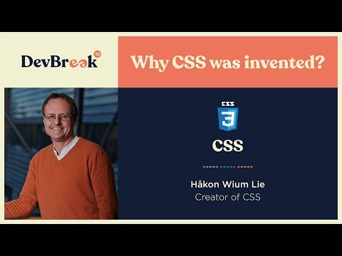 #devbreak19 - Why CSS