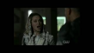 The 100: Clarke hit with foam scene, and ensuing argument.