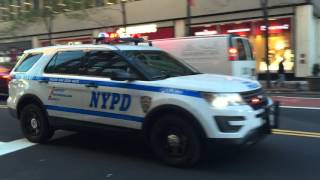 1ST EXCLUSIVE VIDEO OF THE BRAND NEW 2016 NYPD POLICE INTERCEPTOR UTILITY K-9 UNIT PATROLLING.