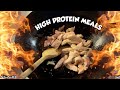 High Protein Meals To Build Muscle | Quick High Protein Meals | A Day Of Eating