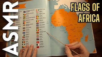 Let’s learn some African Flags! [ASMR]