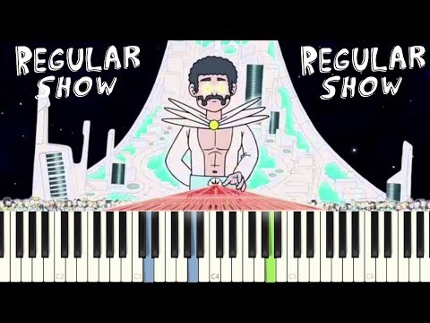 Regular Show - Gary vs David Synthesizer Duel  || SHEET & MIDI